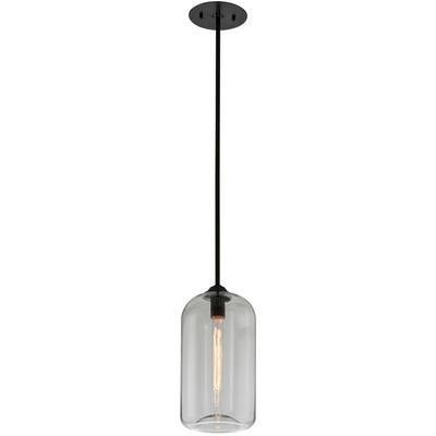 Troy Lighting - District 1-Light Small Pendant - F5561-SBK