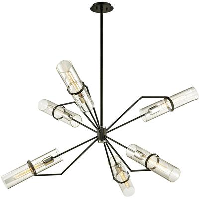 Troy Lighting - Raef 6-Light Chandelier - F6328-TBK/PN