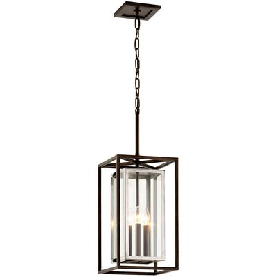 Troy Lighting - Morgan 3-Light Outdoor Hanger Lantern - F6517-BRZ/SS