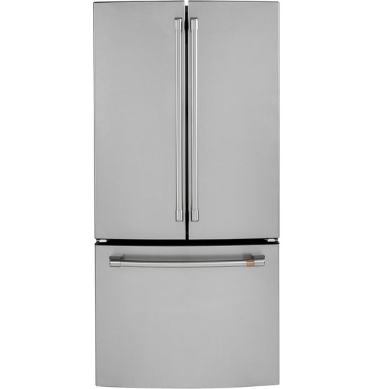 Café ENERGY STAR 18.6 Cu. Ft. Counter-Depth French-Door Refrigerator, CWE19SP2NS1