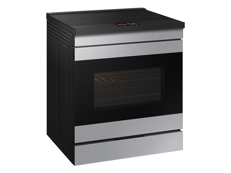 Samsung 6.3 cu. ft. Bespoke Induction Slide-in Induction Range 9-series Kitchen Edge Stainless Steel, NSI6DG9900SRAC