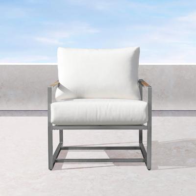 Enclover Acacia Club Chair with Cushion - MAR-C601-F